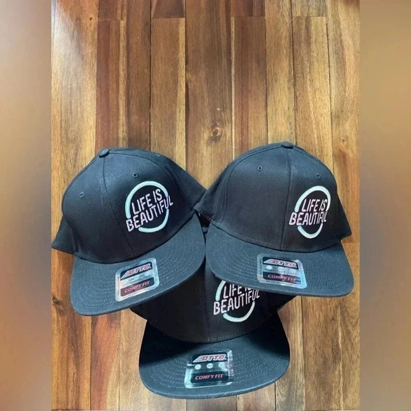 3 pack white claw life is beautiful snap back hats - Picture 1 of 9